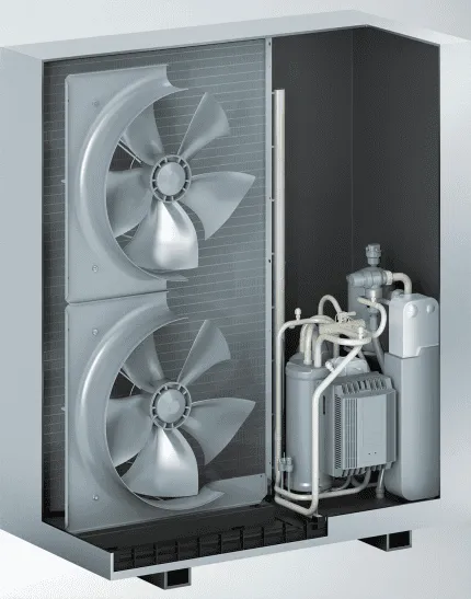 Viessmann Vitocal-150-A-outdoor-unit-cross-section
