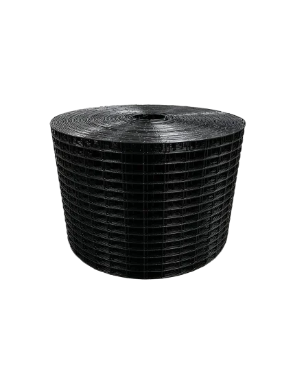 Solar Panel Mesh - Galvanised Steel Black PVC Coated