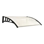 Outsunny Curved Battery Cover Canopy - 120 x 75cm Clear