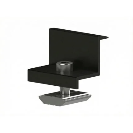 Fastensol Black End Clamp - 35mm