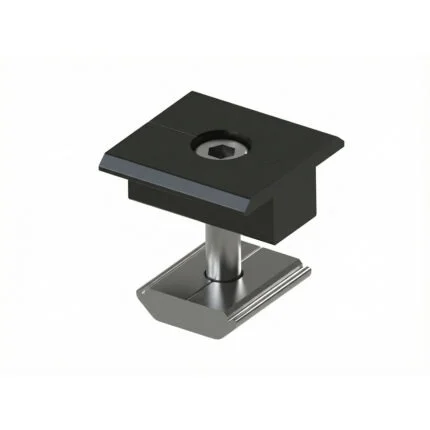 Fastensol Black Mid Clamp - 40mm