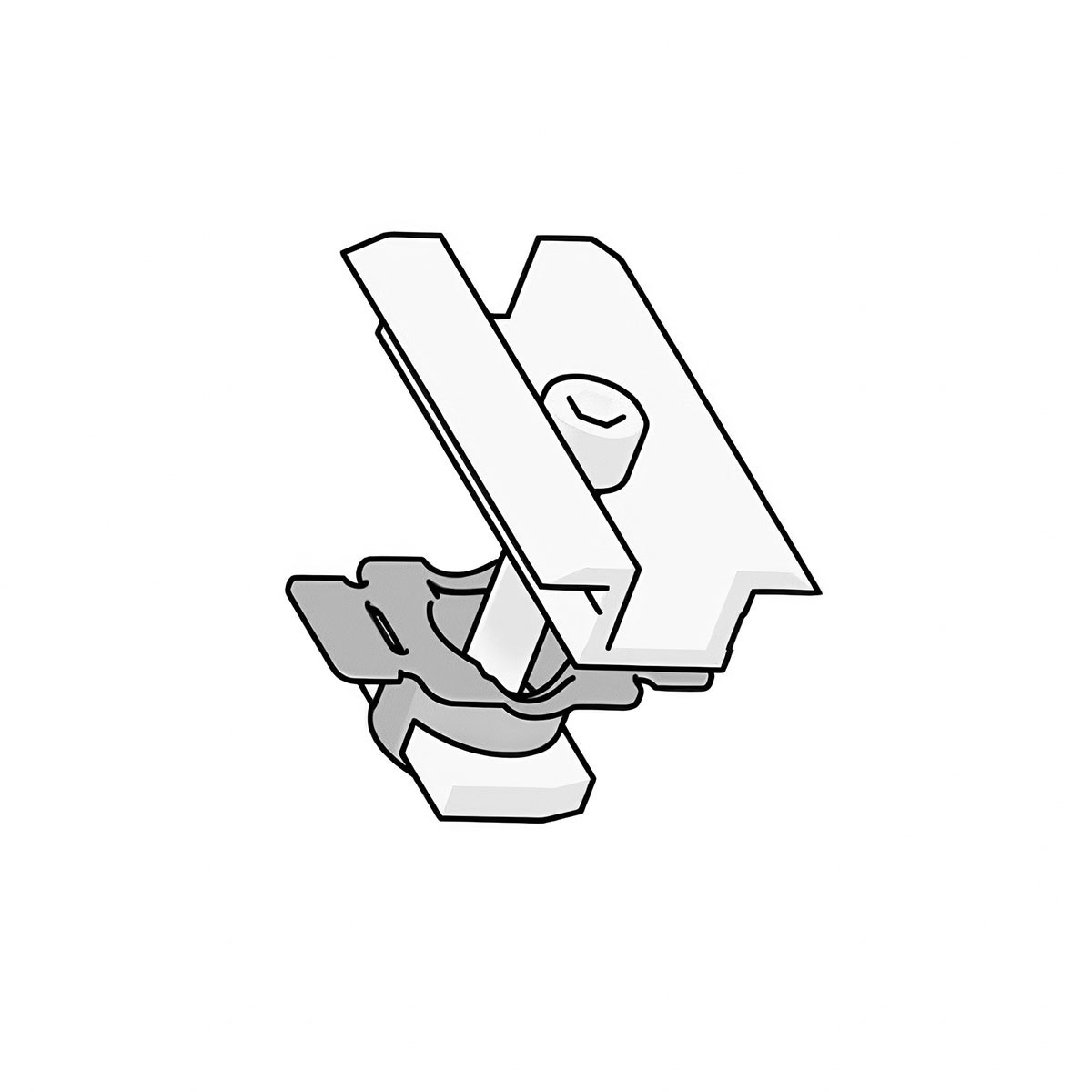 gse-ground-mount-evolution-mid-clamp-30-40mm-black GSE Ground Mount Evolution Mid Clamp 30/40mm - Black