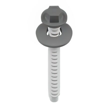 GSE IN-ROOF Screw 6.5x60MM - EPDM - A2 - Black - BOX OF 100