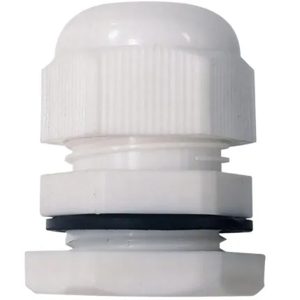 Dome Top Gland, M20, 6mm - 12mm, White, IP68 (Pack of 10)