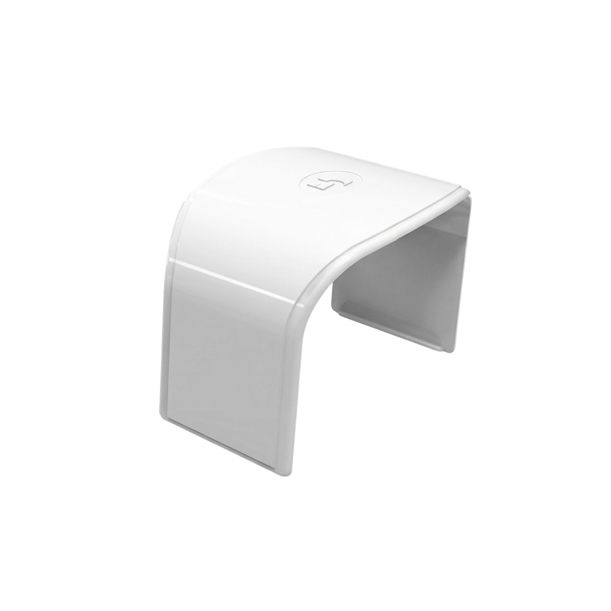 hvac-white-trunking-straight-connector-140mm HVAC White Trunking Straight Connector 140mm