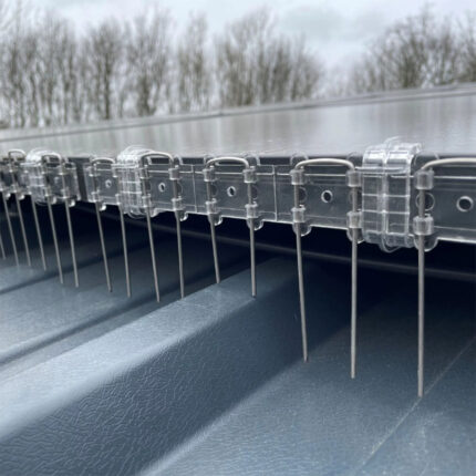 EnviroGuard Solar Panel Spikes 130mm Adjustable (Pack of 50) - Clear