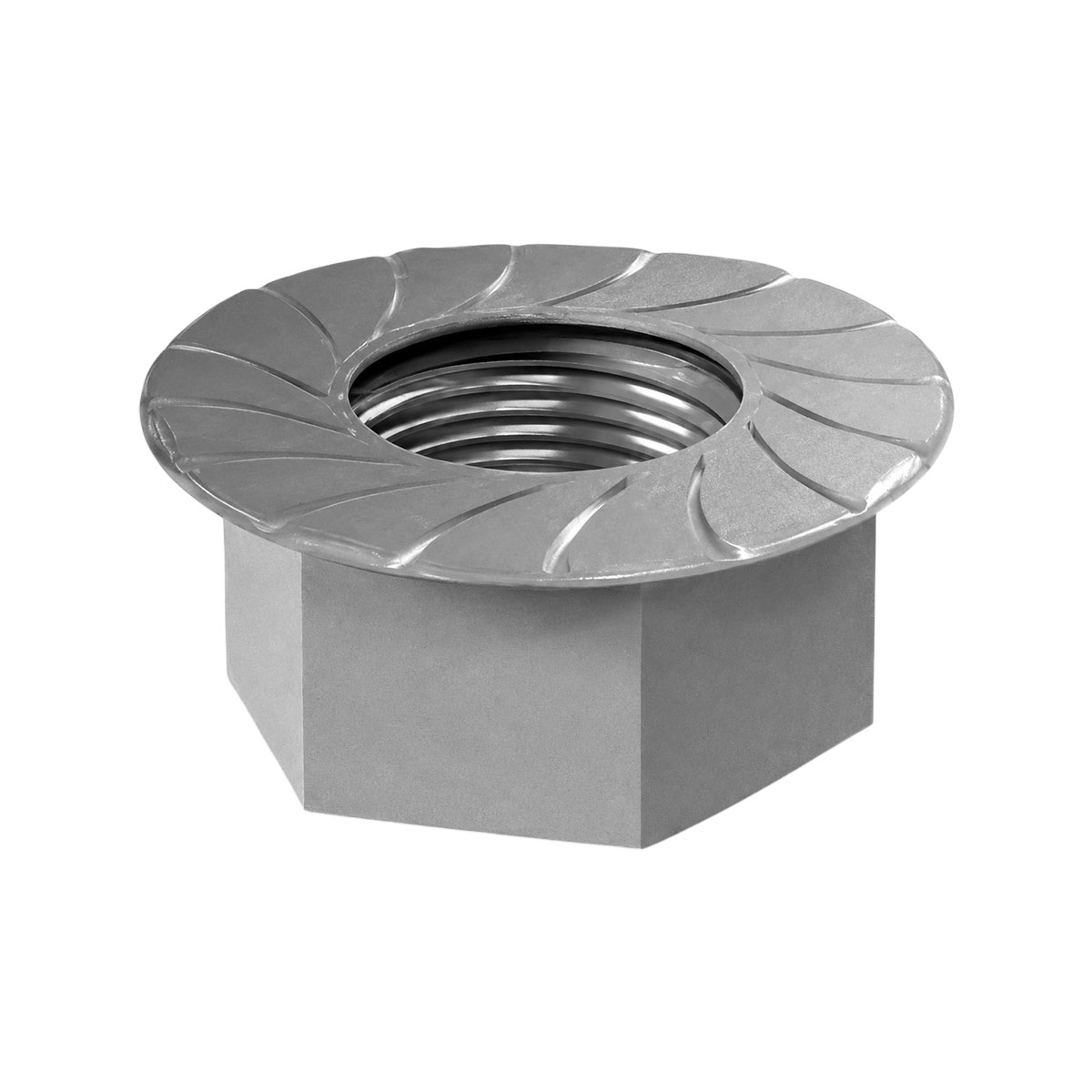 k2-hexagon-flange-nut-with-serration-m8 K2 Hexagon Flange Nut With Serration M8